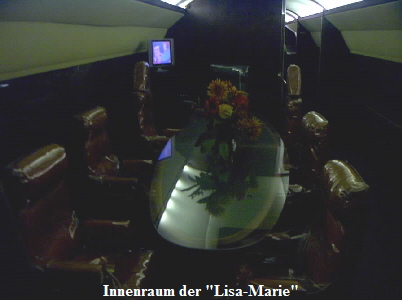 Innenraum der "Lisa-Marie"